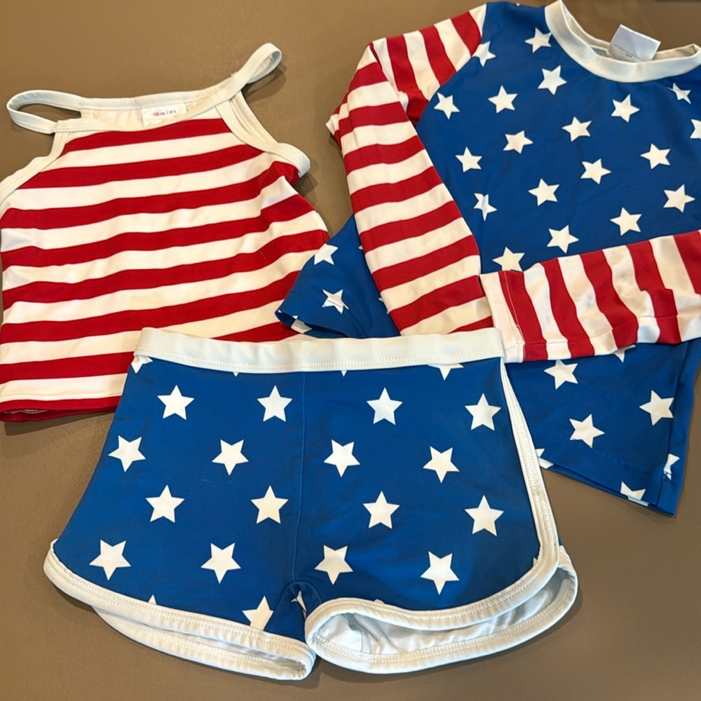 Three piece Swim set Hanna Andersson 130cm